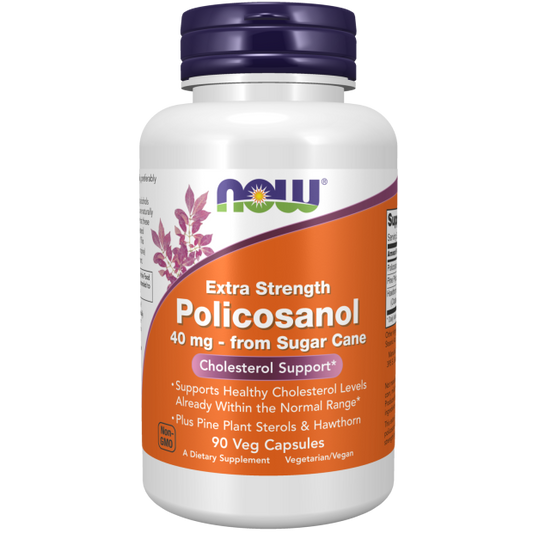 Policosanol, Extra Strength, 40 mg, 90 Cápsulas Vegetarianas