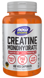 Creatina Monohidratada, 750 mg, 120 Cápsulas Vegetarianas