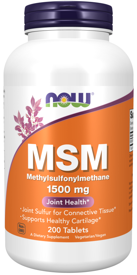 MSM 1500 mg, 200 Tablets