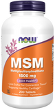 MSM 1500 mg, 200 Tablets