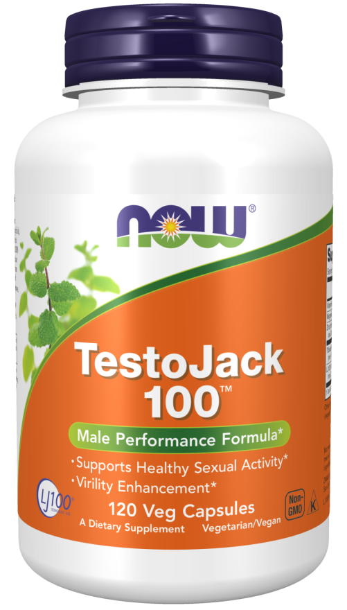 TestoJack 100™, 120 Cápsulas Vegetarianas