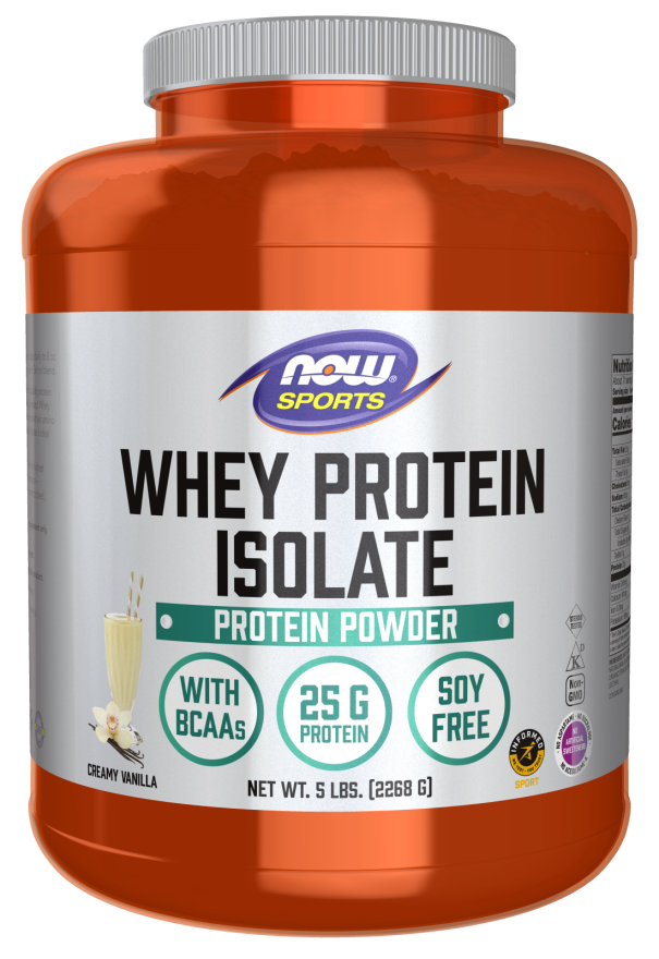 Proteína Whey Isolada, Pó Cremoso de Baunilha, (2268 g)