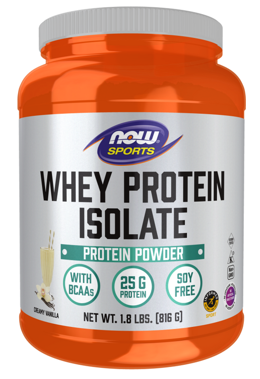 Proteína Whey Isolada, Pó Cremoso de Baunilha, (816 g)