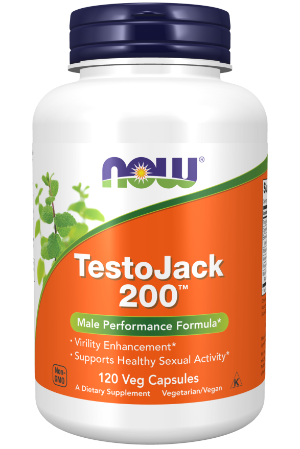 TestoJack 200™, 120 Cápsulas Vegetarianas