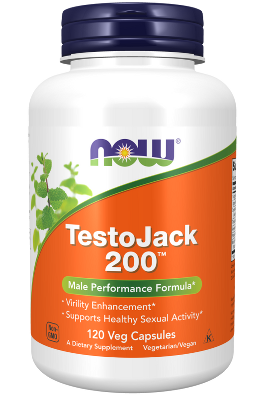 TestoJack 200™, 120 Cápsulas Vegetarianas