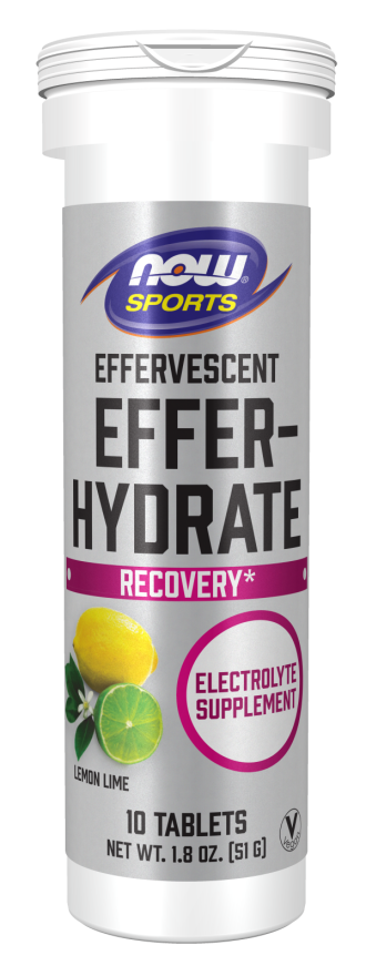 Tablets Efervescentes de Lima-limão Effer-Hydrate, 10 Tablets