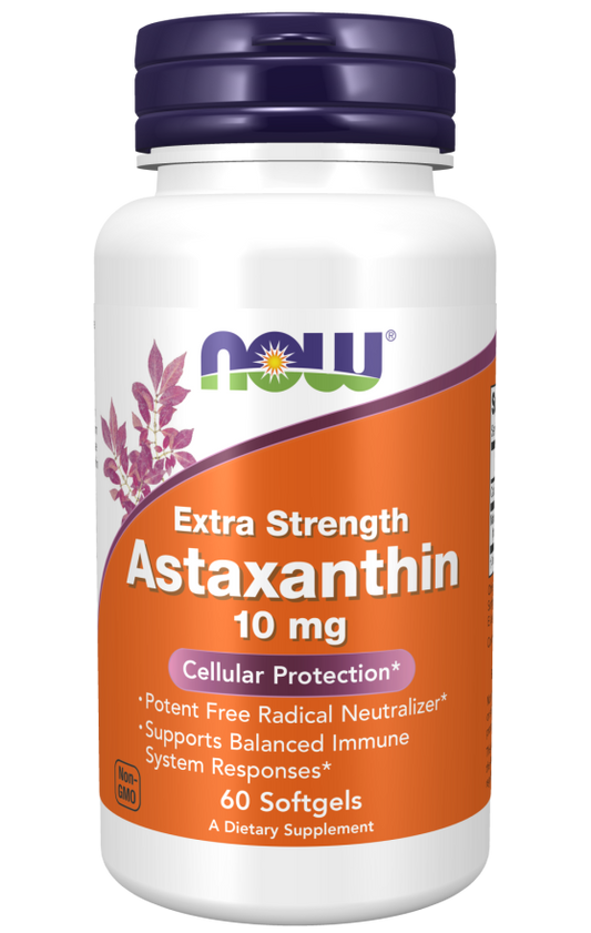 Astaxantina, Força Extra, 10 mg, 60 Softgel