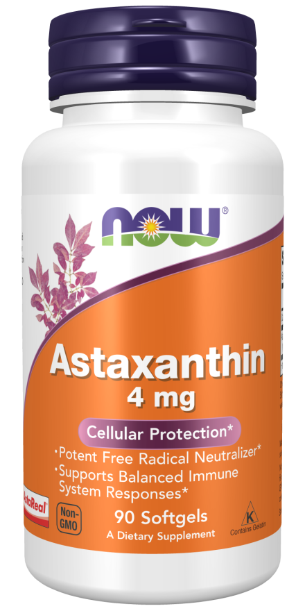 Astaxantina, 4 mg, 90 Softgels