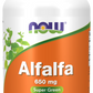 Alfafa 650 mg, 250 Tablets