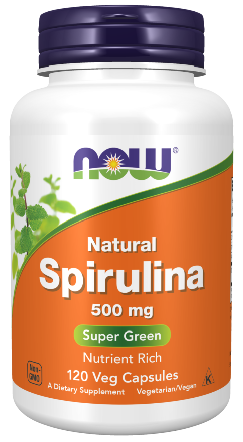 Spirulina, 500 mg, 120 Cápsulas Vegetarianas