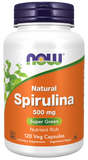 Spirulina, 500 mg, 120 Cápsulas Vegetarianas