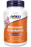 Mannose Cranberry, 90 Cápsulas Vagetarianas