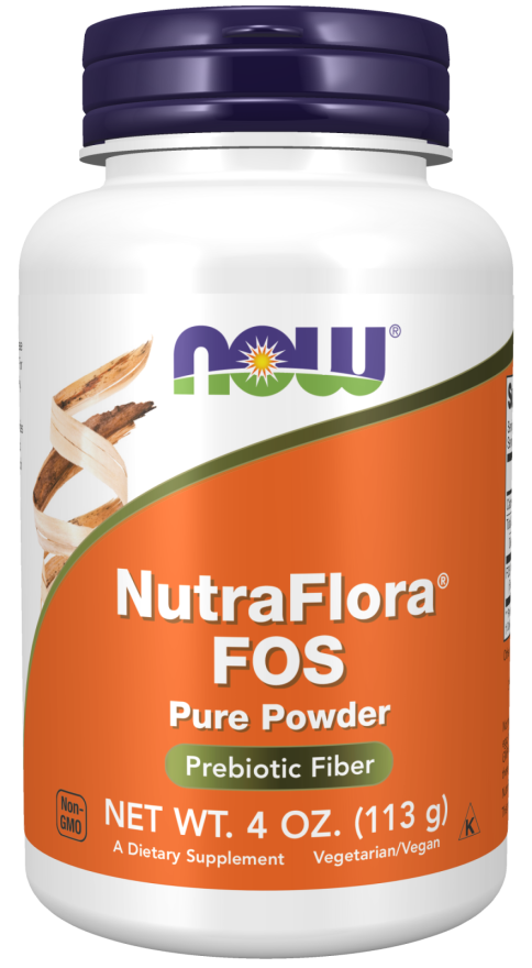 NutraFlora® FOS, em Pó, (113g)