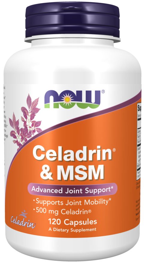 Cápsulas de Celadrin® e MSM, 500 mg, 120 Cápsulas