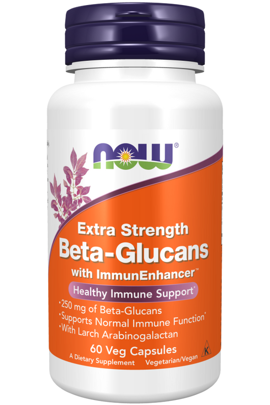 Beta-Glucanos com ImmunEnhancer™, Força Extra, 60 Cápsulas Vegetarianas