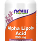 Ácido Alfa Lipóico, 250 mg, 60 Cápsulas Vegetarianas