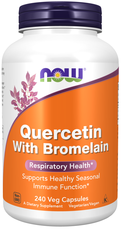 Quercetina com Bromelaína, 240 Cápsulas Vegetarianas