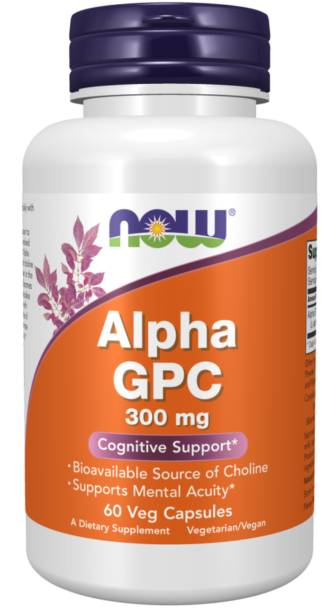 Alpha GPC, 300 mg, 60 Cápsulas Vegetarianas