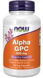 Alpha GPC, 300 mg, 60 Cápsulas Vegetarianas