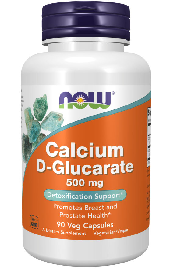 D-Glucarato de Cálcio, 500 mg, Cápsulas Vegetarianas