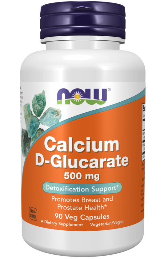 D-Glucarato de Cálcio, 500 mg, Cápsulas Vegetarianas