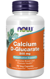 D-Glucarato de Cálcio, 500 mg, Cápsulas Vegetarianas