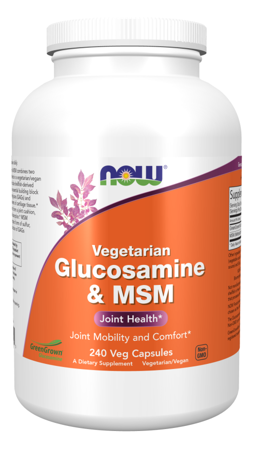 Glucosamina e MSM (Vegetariano), 240 Cápsulas Vegetariano