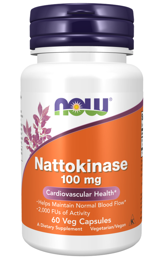 Nattokinase, 100 mg, 60 Cápsulas Vegetarianas