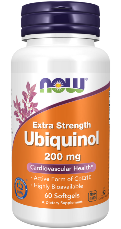 Ubiquinol, Extra Strength 200 mg, 60 Softgels