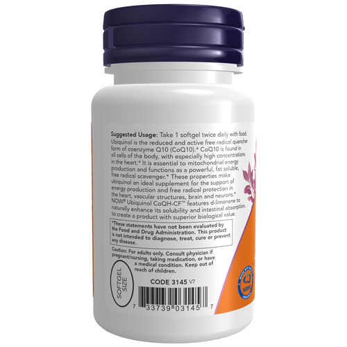 Ubiquinol CoQH-CF™, 60 Softgels