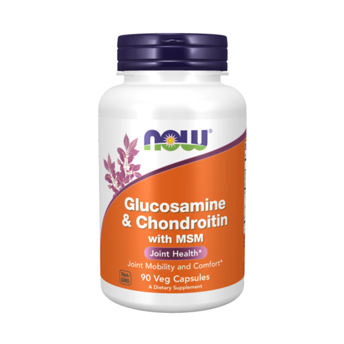 Glucosamina e Condroitina com MSN, 90Cápsulas Vegetarianas