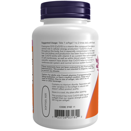 CoQ10, 600 mg, 60 Softgels