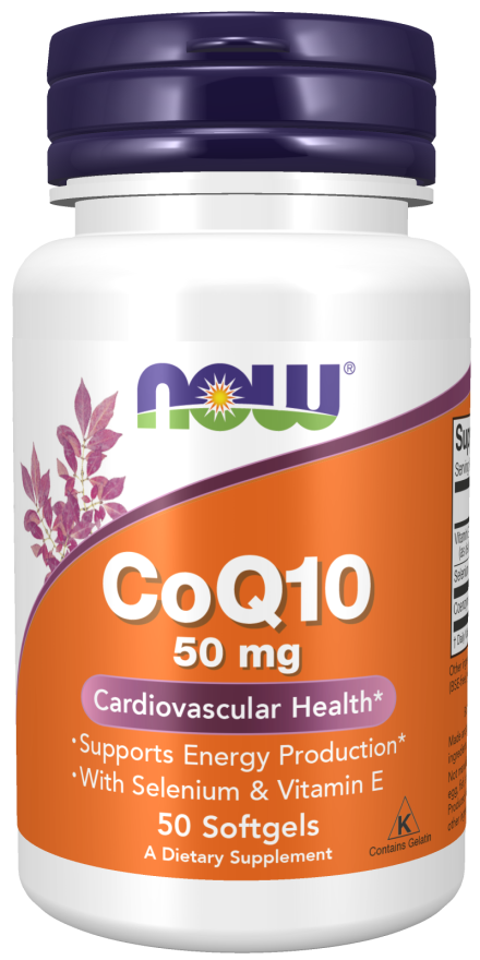 CoQ10, 50 mg, 50 Softgels