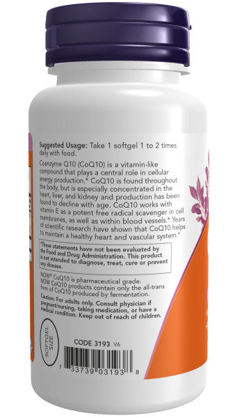 CoQ10, 50 mg, 100 Softgels