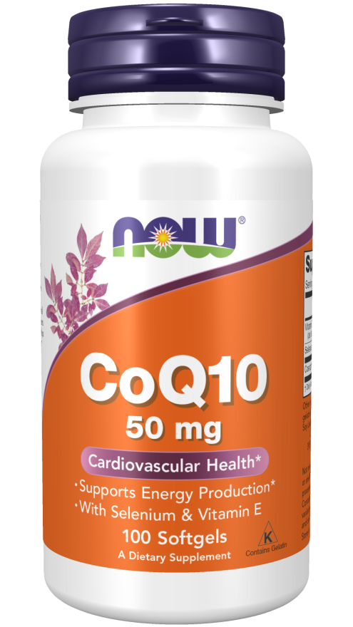 CoQ10, 50 mg, 100 Softgels