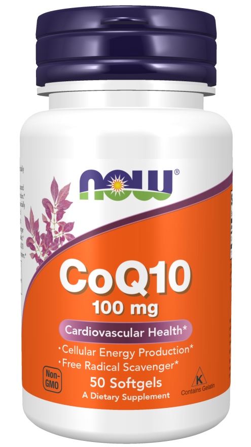 CoQ10, 100 mg, 50 Softgels