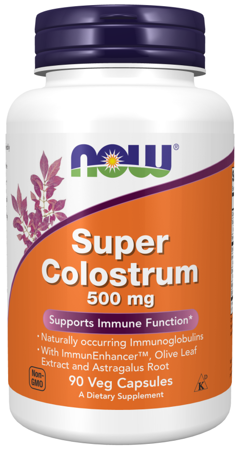 Super Colostro, 500 mg, 90 Cápsulas Vegetarianas