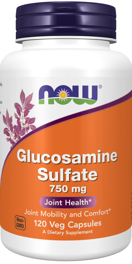 Sulfato de Glucosamina 750 mg, 120 Cápsulas Vegetarianas