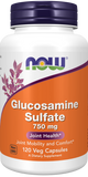 Sulfato de Glucosamina 750 mg, 120 Cápsulas Vegetarianas