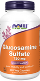 Sulfato de Glucosamina 750 mg, 240 Cápsulas Vegetarianas