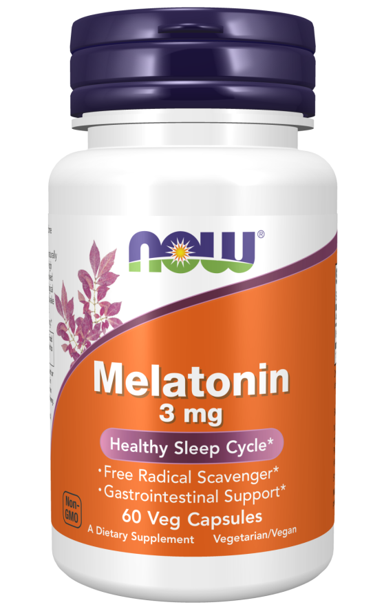 Melatonina, 3 mg, 60 Cápsulas Vegetarianas