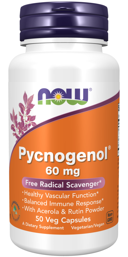 Pycnogenol®, 60 mg, 50 Cápsulas Vegetarianas