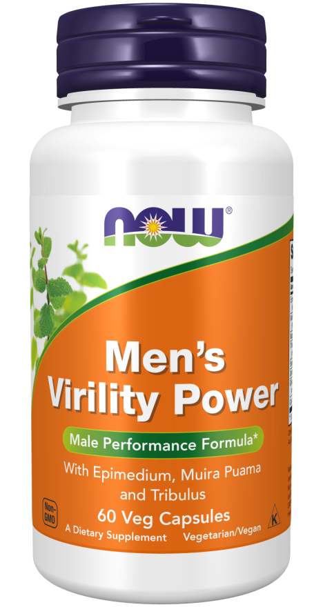 Men's Virility Power, 60 Cápsulas Vegetarianas