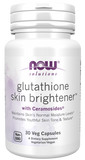 Glutationa Skin Brightener ™ com Ceramosides®, 30 Cápsulas Vegetarianas