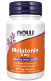 Melatonina, 5 mg, 60 Cápsulas Vegetarianas