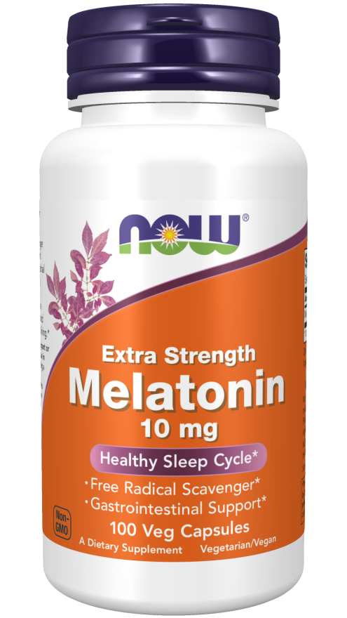 Melatonina, Extra Strength, 10 mg, 100 Cápsulas Vegetarianas