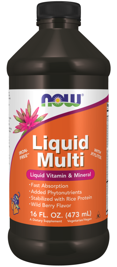 Liquid Multi, Sabor de Frutos Silvestres, (473 mL)