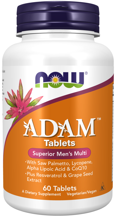 Vitaminas Múltiplas Masculinos ADAM™, 60 Tablets