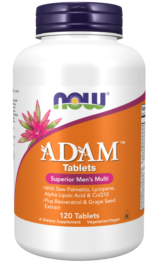 Vitaminas Múltiplas Masculinos ADAM™, 120 Tablets