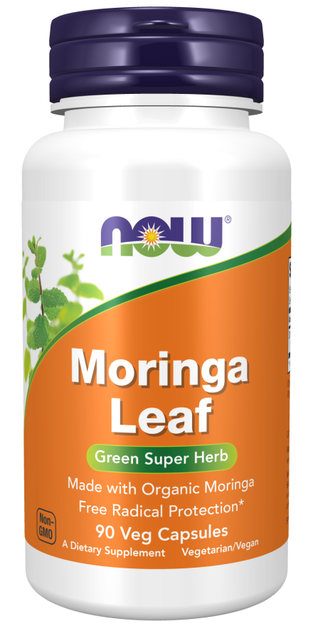 Folha de Moringa, 90 Cápsulas